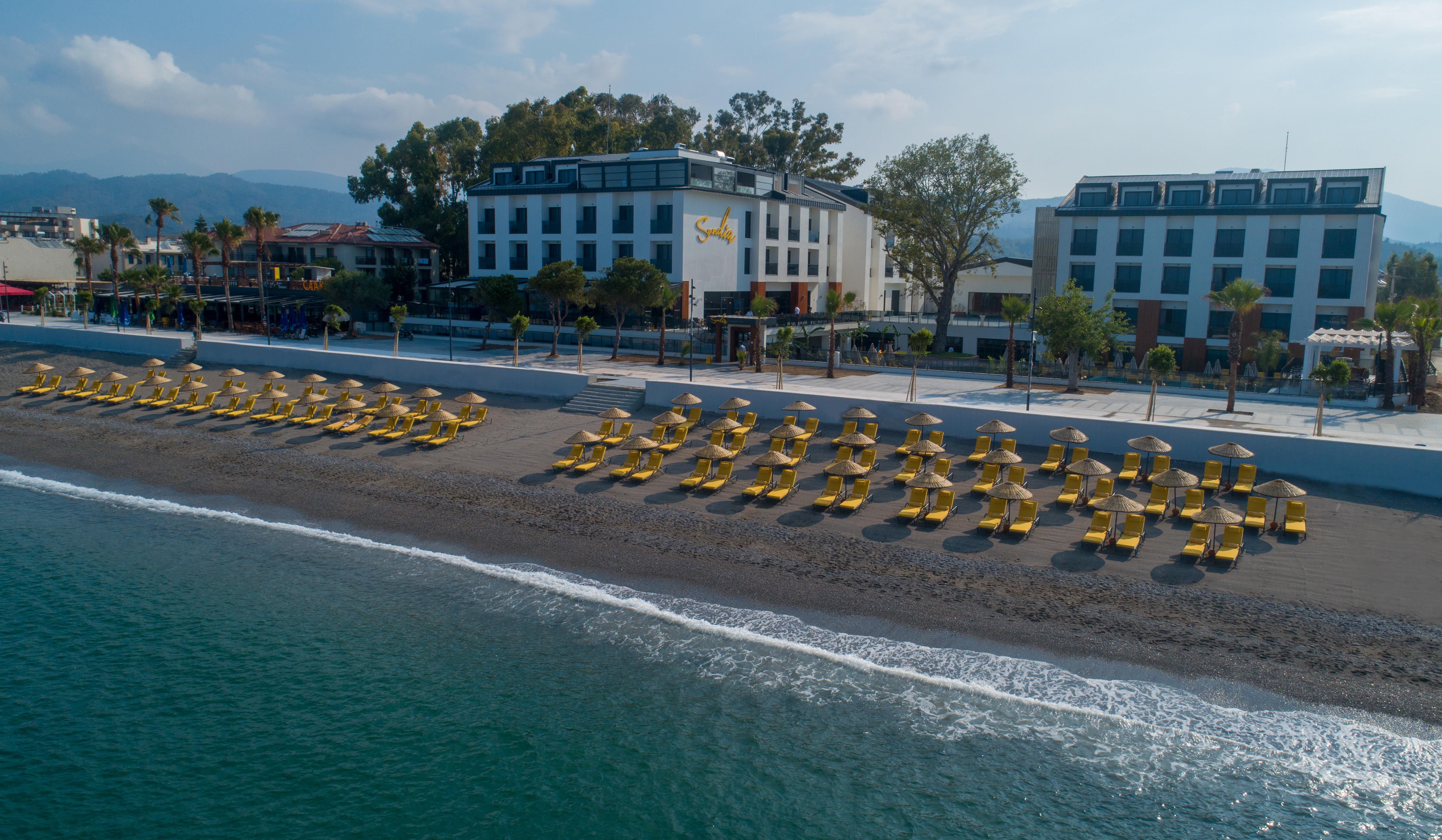 Sundia Exclusive By Liberty Fethiye Adults Only Hotel Exterior photo The hotel's beach